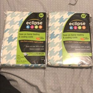 Eclipse energy smart TWO 40 in. W x 84 in. L” Curtain panel set